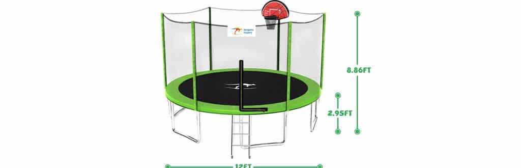 Kangaroo Hoppers The 7 best Trampoline with a basketball hoop in 2022 9