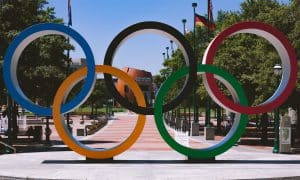 how does Olympic basketball work? sports signage